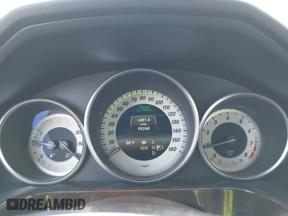 2014 Mercedes-Benz E 550 Sport with VIN WDDHF9BB5EA949457, listed as a IAAI auction lot 41128583 with 99,248 mi miles and . Bid and sale history available at DreamBid. Image 7.
