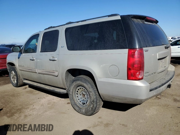 2007 GMC Yukon XL SLT with VIN 1GKFK16387R381473, listed as a Copart auction lot 47806175 with 123,372 mi miles and Salvage Title. Bid and sale history available at DreamBid. Image 2.