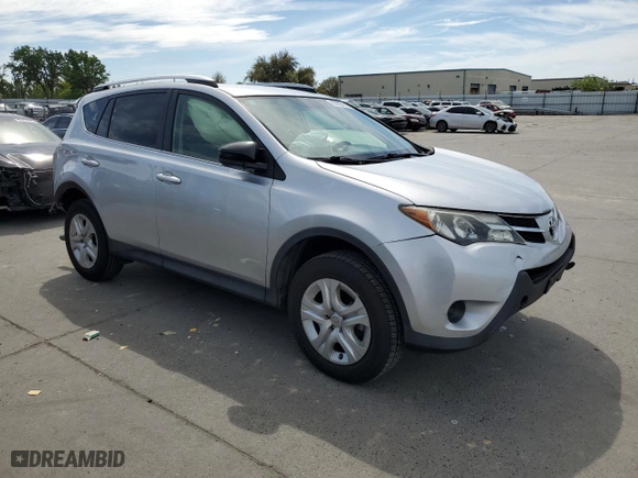 2014 Toyota RAV4 LE with VIN JTMZFREV4EJ013883, listed as a Copart auction lot 53100155 with 99,780 mi miles and Salvage Title. Bid and sale history available at carsss.com. Image 4.