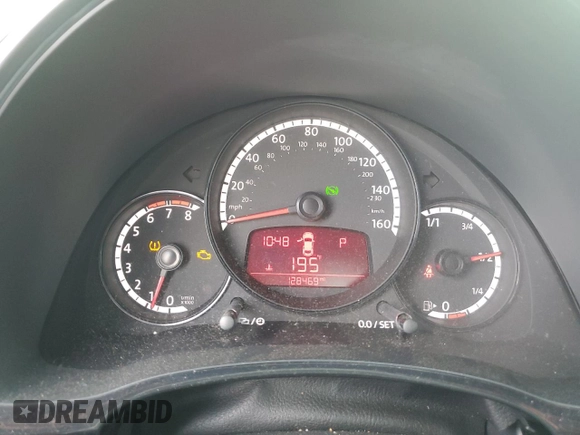 2015 Volkswagen Beetle Fleet Edition with VIN 3VWF17ATXFM645590, listed as a Copart auction lot 58234745 with 128,469 mi miles and Salvage title. Bid and sale history available at DreamBid. Image 9.