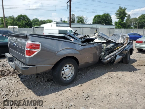 2014 Ford F-150 XL with VIN 1FTMF1CM7EKE51281, listed as a Copart auction lot 62495405 with Not provided miles and Salvage title. Bid and sale history available at DreamBid. Image 3.