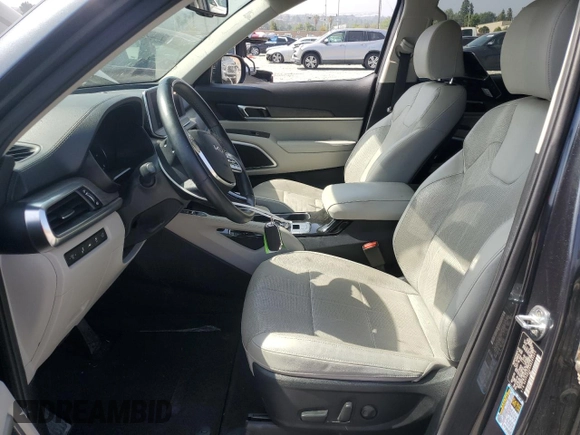 2022 Kia Telluride EX with VIN 5XYP3DHC4NG286223, listed as a Copart auction lot 58838925 with 45,444 mi miles and Salvage title. Bid and sale history available at DreamBid. Image 7.