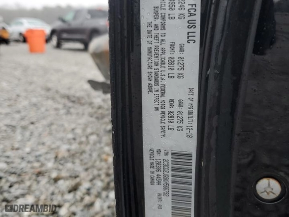 2019 Dodge Challenger GT with VIN 2C3CDZJG9KH566792, listed as a Copart auction lot 43568145 with 0 mi miles and Non Repairable. Bid and sale history available at carsss.com. Image 12.