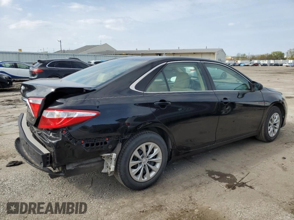 2015 Toyota Camry XLE with VIN 4T4BF1FK2FR446837, listed as a Copart auction lot 53964675 with 81,025 mi miles and Salvage Title. Bid and sale history available at DreamBid. Image 3.