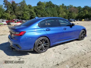 2020 BMW 3 Series M340i xDrive with VIN WBA5U9C09LA380266, listed as a Copart auction lot 75068154 with 66,035 mi miles and Salvage Title. Bid and sale history available at DreamBid. Image 3.