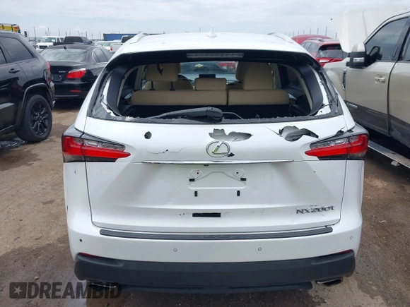 2016 Lexus NX 200t with VIN JTJBARBZ7G2082097, listed as a IAAI auction lot 42596163 with 122,006 mi miles and . Bid and sale history available at DreamBid. Image 16.