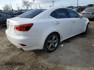 2010 Lexus IS 350 with VIN JTHBE5C23A2017660, listed as a Copart auction lot 44950685 with 118,650 mi miles and Clean Title. Bid and sale history available at DreamBid. Image 3.