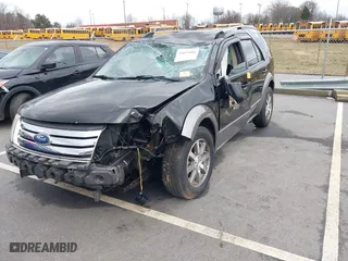 2008 Ford Taurus X SEL with VIN 1FMDK02W28GA45128, listed as a IAAI auction lot 41083496 with 177,171 mi miles. Bid and sale history available at carsss.com. Image 6.