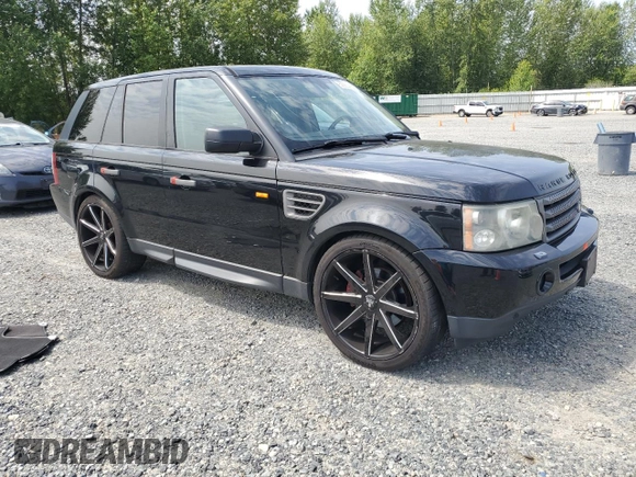 2006 Land Rover Range Rover Sport HSE with VIN SALSF25486A981253, listed as a Copart auction lot 62360415 with 164,369 mi miles and Salvage title. Bid and sale history available at DreamBid. Image 4.