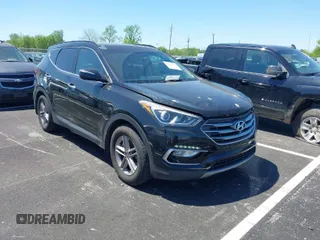 2017 Hyundai Santa Fe Sport 2.4L with VIN 5XYZU3LB5HG436763, listed as a IAAI auction lot 42022084 with 105,337 mi miles. Bid and sale history available at carsss.com. Image 1.