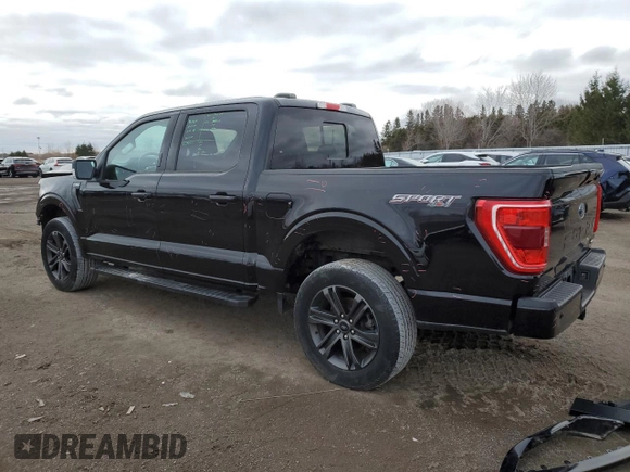 2022 Ford F-150 XL with VIN 1FTEW1EP4NKF10475, listed as a Copart auction lot 48808885 with 61,301 mi miles and Salvage Title. Bid and sale history available at carsss.com. Image 2.