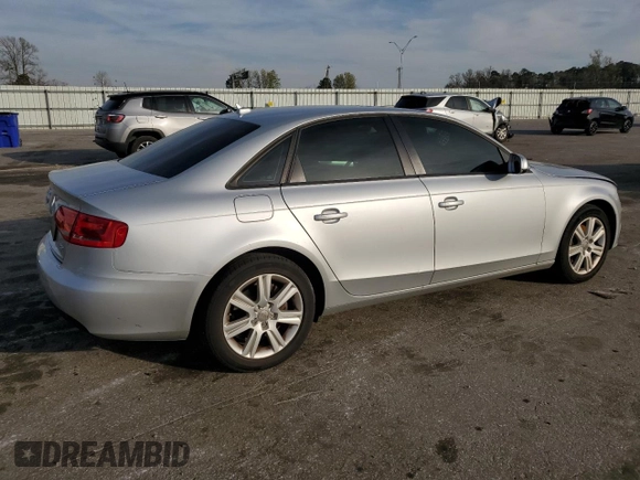 2011 Audi A4 Premium с VIN WAUAFAFL8BN000924, выставлен на аукционе Copart как лот 49418905 с пробегом 107 693 миль миль и Списание • Salvage title. История ставок и продаж доступна на DreamBid. Изображение 3.