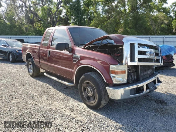 2008 Ford F-350 with VIN 1FTWX30R08ED03347, listed as a Copart auction lot 54692575 with 161,056 mi miles and Salvage title. Bid and sale history available at DreamBid. Image 4.