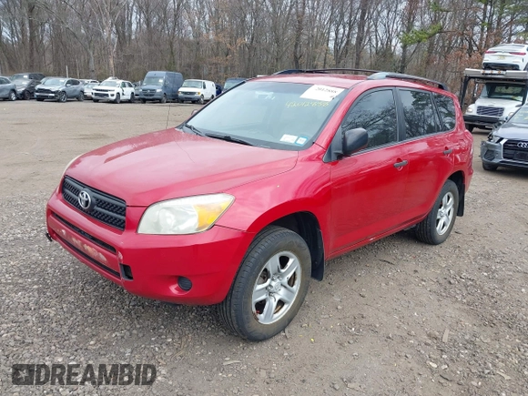 2007 Toyota RAV4 with VIN JTMBD33V976053681, listed as a IAAI auction lot 42012888 with 187,332 mi miles. Bid and sale history available at carsss.com. Image 2.
