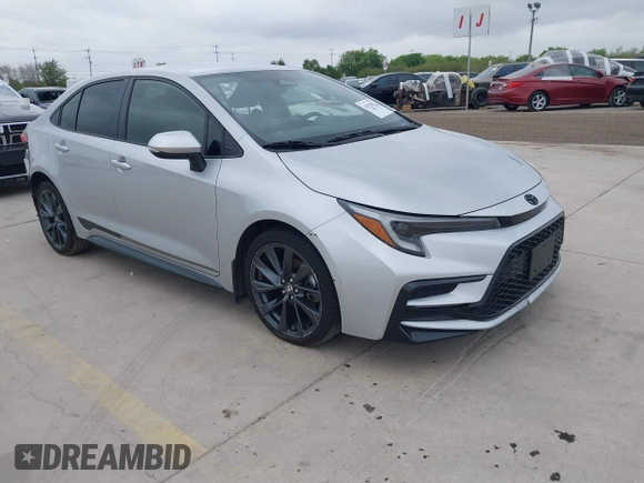 2023 Toyota Corolla SE with VIN JTDS4MCE0P3514662, listed as a IAAI auction lot 41878857 with 52,674 mi miles and . Bid and sale history available at DreamBid. Image 1.