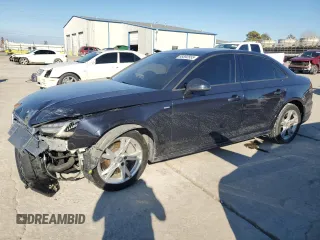 2018 Audi A4 Premium with VIN WAUDNAF4XJA069824, listed as a Copart auction lot 88592555 with 77,643 mi miles and Salvage Title. Bid and sale history available at carsss.com. Image 1.