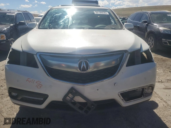 2015 Acura MDX Advance/Entertainment Pkg with VIN 5FRYD4H87FB023244, listed as a Copart auction lot 50199235 with 167,827 mi miles and Salvage Title. Bid and sale history available at carsss.com. Image 5.