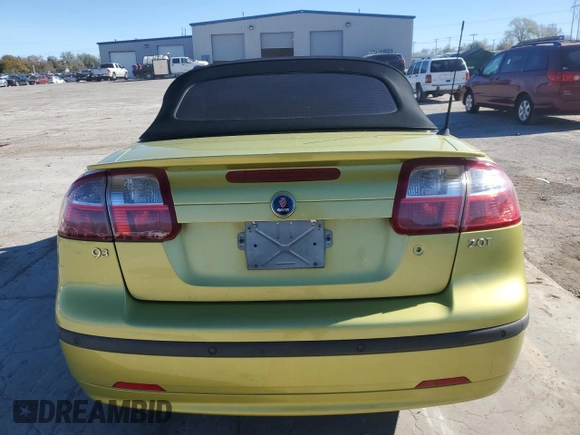 2004 Saab 9-3 Arc z VIN YS3FD75Y646001803, wystawiony jako Copart lot #81901454 z przebiegiem 92 955 mil mil oraz Szkody całkowita. Historia ofert i sprzedaży dostępna na DreamBid. Obrazek 6.