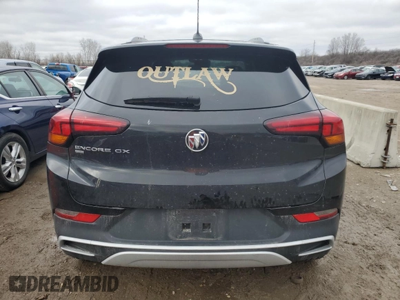 2023 Buick Encore GX Select with VIN KL4MMESL1PB157670, listed as a Copart auction lot 43427635 with 73,723 mi miles and Salvage title. Bid and sale history available at DreamBid. Image 6.