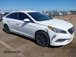 2017 Hyundai Sonata SE z VIN 5NPE24AF4HH575937, wystawiony jako IAAI lot #42301707 z przebiegiem 133 039 mil mil oraz . Historia ofert i sprzedaży dostępna na DreamBid. Obrazek 1.