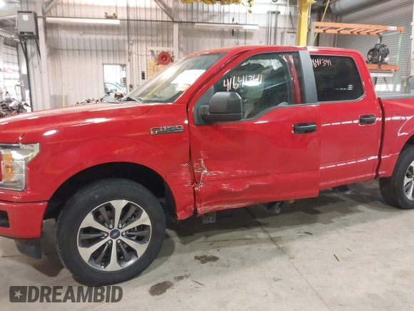 2019 Ford F-150 XL with VIN 1FTEW1EP8KFC25296, listed as a IAAI auction lot 41641341 with 68,091 mi miles. Bid and sale history available at carsss.com. Image 6.