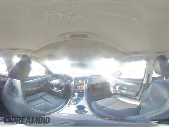 2015 Infiniti Q50 Premium with VIN JN1BV7AP5FM353384, listed as a Copart auction lot 54845015 with 152,690 mi miles and Salvage title. Bid and sale history available at DreamBid. Image 14.