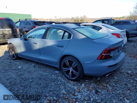 2022 Volvo S60 Plus Dark Theme with VIN 7JRL12TL2NG154334, listed as a Copart auction lot 80653004 with 43,860 mi miles and Salvage Title. Bid and sale history available at carsss.com. Image 2.
