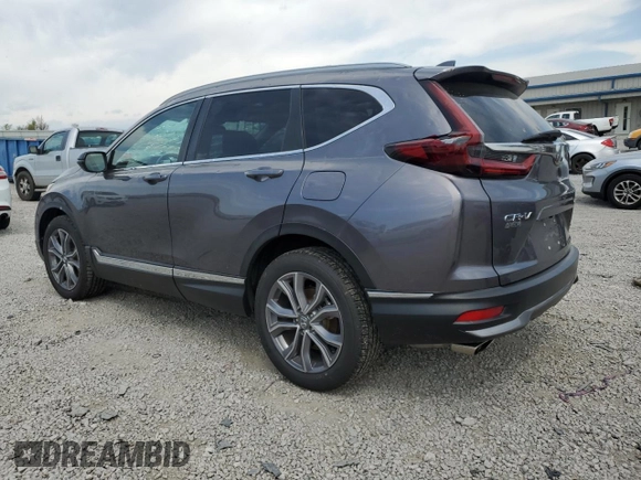 2020 Honda CR-V Touring with VIN 7FARW2H96LE020025, listed as a Copart auction lot 53718965 with 37,906 mi miles and Salvage title. Bid and sale history available at DreamBid. Image 2.