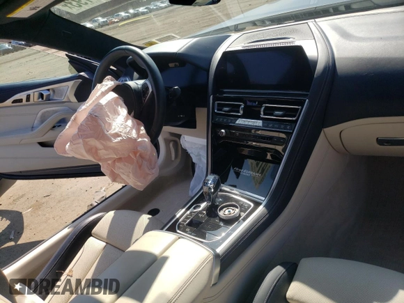 2019 BMW 8 Series M850i xDrive with VIN WBABC4C57KBU96837, listed as a Copart auction lot 47234193 with 0 mi miles. Bid and sale history available at carsss.com. Image 8.