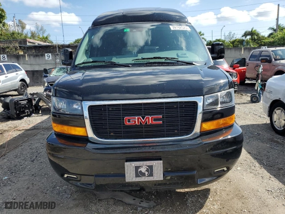 2021 GMC Savana Cargo Van with VIN 1GTW7AF7XM1288092, listed as a Copart auction lot 39192523 with 7,265 mi miles. Bid and sale history available at carsss.com. Image 5.