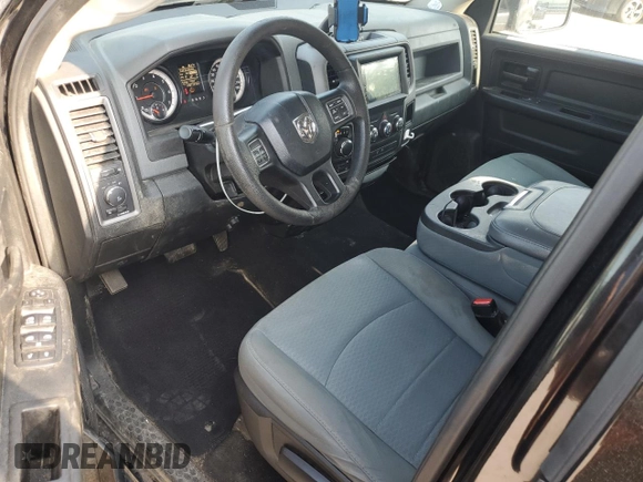 2017 Ram 1500 Tradesman with VIN 1C6RR7FT6HS839973, listed as a Copart auction lot 60552185 with 103,712 mi miles and Salvage title. Bid and sale history available at DreamBid. Image 8.