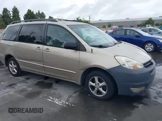 2004 Toyota Sienna CE with VIN 5TDZA23C14S101329, listed as a IAAI auction lot 42248935 with 208,644 mi miles and . Bid and sale history available at DreamBid. Image 1.
