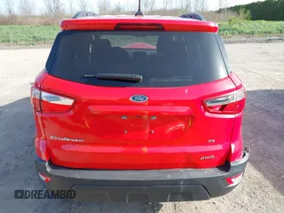 2019 Ford EcoSport SE with VIN MAJ6S3GL9KC294995, listed as a IAAI auction lot 42119134 with 104,940 mi miles and . Bid and sale history available at DreamBid. Image 16.