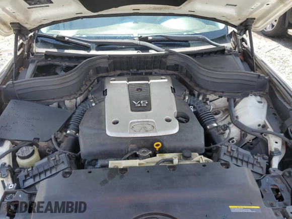 2008 Infiniti EX Journey with VIN JNKAJ09F28M352377, listed as a Copart auction lot 58261205 with 136,454 mi miles and Salvage title. Bid and sale history available at DreamBid. Image 12.
