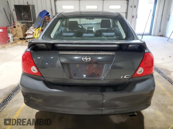 2007 Scion tC Spec with VIN JTKDE177170150763, listed as a Copart auction lot 86141794 with 124,259 mi miles and Salvage Title. Bid and sale history available at carsss.com. Image 6.
