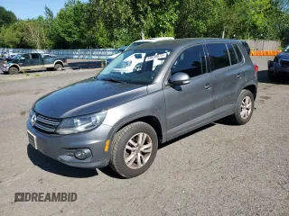 2012 Volkswagen Tiguan S with VIN WVGBV7AX5CW006128, listed as a Copart auction lot 59659875 with 121,092 mi miles and Salvage title. Bid and sale history available at DreamBid. Image 1.