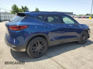 2023 Chevrolet Blazer LT with VIN 3GNKBCR46PS120387, listed as a Copart auction lot 58503205 with 20,690 mi miles and Salvage title. Bid and sale history available at DreamBid. Image 3.
