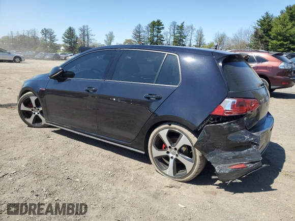2015 Volkswagen Golf GTI SE with VIN 3VW5T7AU4FM019368, listed as a Copart auction lot 53050725 with 102,297 mi miles and Salvage Title. Bid and sale history available at carsss.com. Image 2.