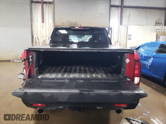 2021 Honda Ridgeline Sport with VIN 5FPYK3F16MB011226, listed as a Copart auction lot 48202025 with 34,030 mi miles and Salvage title. Bid and sale history available at DreamBid. Image 6.