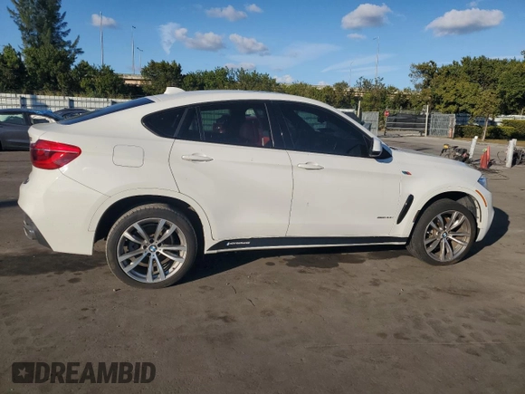 2016 BMW X6 sDrive35i with VIN 5UXKU0C50G0F93598, listed as a Copart auction lot 86175964 with 76,734 mi miles and Salvage Title. Bid and sale history available at carsss.com. Image 3.