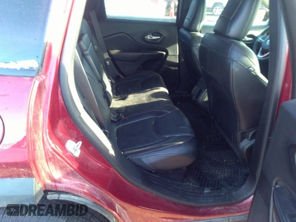 2014 Jeep Cherokee Trailhawk with VIN 1C4PJMBS9EW161047, listed as a IAAI auction lot 41841038 with Not Provided miles. Bid and sale history available at carsss.com. Image 8.