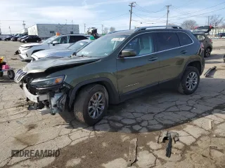 2020 Jeep Cherokee Latitude Plus with VIN 1C4PJMLB1LD651165, listed as a Copart auction lot 49895755 with 123,617 mi miles and Clean Title. Bid and sale history available at carsss.com. Image 1.