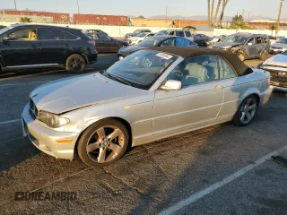 2005 BMW 3 Series 325Ci with VIN WBABW33425PG99105, listed as a Copart auction lot 87089304 with 159,379 mi miles and Salvage Title. Bid and sale history available at carsss.com. Image 1.