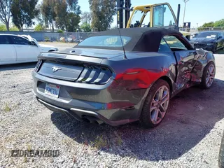 2020 Ford Mustang EcoBoost with VIN 1FATP8UH4L5130500, listed as a IAAI auction lot 41841789 with 1 mi miles. Bid and sale history available at carsss.com. Image 4.