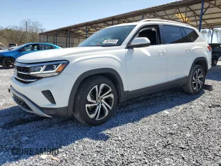 2023 Volkswagen Atlas SEL z VIN 1V2BR2CA5PC558352, wystawiony jako Copart lot #48626945 z przebiegiem 63 232 mil mil oraz Szkoda całkowita • Salvage title. Historia ofert i sprzedaży dostępna na DreamBid. Obrazek 1.