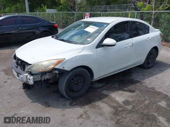 2013 Mazda 3 i SV with VIN JM1BL1TF3D1795969, listed as a IAAI auction lot 42075242 with 169,331 mi miles. Bid and sale history available at carsss.com. Image 2.