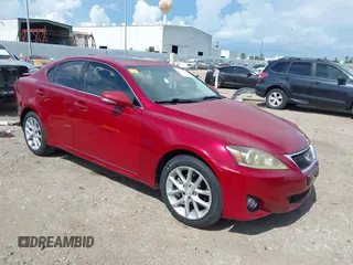 2012 Lexus IS 250 with VIN JTHCF5C2XC5053462, listed as a IAAI auction lot 42563456 with 186,705 mi miles and . Bid and sale history available at DreamBid. Image 1.