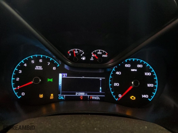 2017 Chevrolet Colorado 4WD LT with VIN 1GCGTCEN6H1247833, listed as a Copart auction lot 46676645 with 212,899 mi miles and Salvage Title. Bid and sale history available at carsss.com. Image 9.