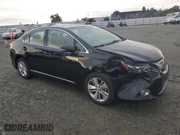 2011 Lexus HS 250h with VIN JTHBB1BA9B2043899, listed as a Copart auction lot 79117634 with 81,481 mi miles and Salvage Title. Bid and sale history available at DreamBid. Image 4.