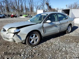 2003 Ford Taurus SE Standard with VIN 1FAFP53U53G225534, listed as a Copart auction lot 50206975 with 216,667 mi miles and Salvage Title. Bid and sale history available at carsss.com. Image 1.
